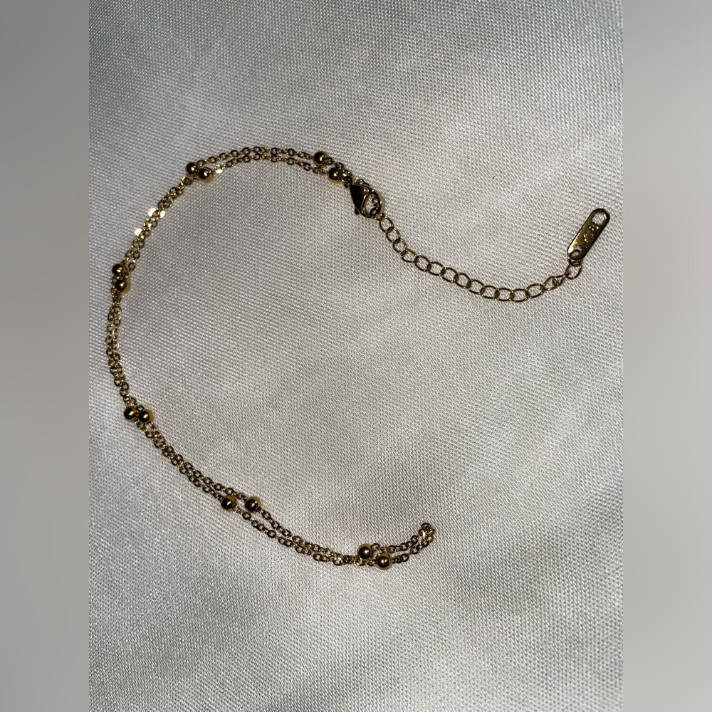 18K Gold-Plated Beaded Necklace